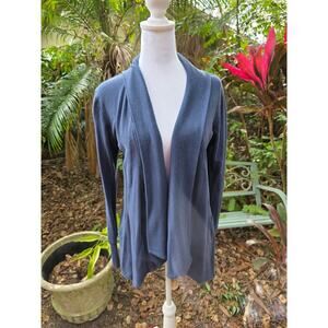 Johnny Was Calme 2-pc Cardigan Pant Set Navy Size S/M